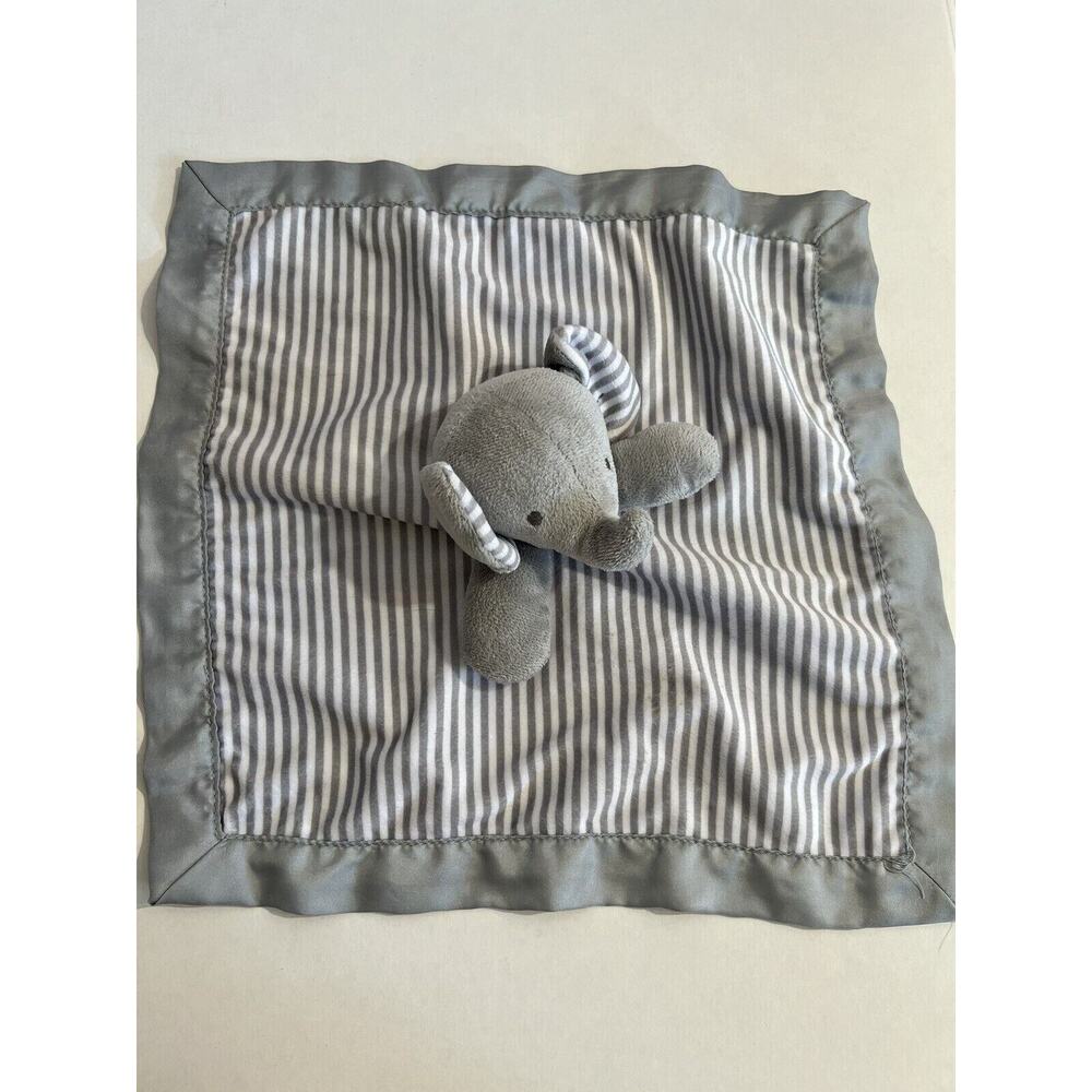 Circo Baby Security Blanket Lovey Gray Striped Elephant Plush Target
